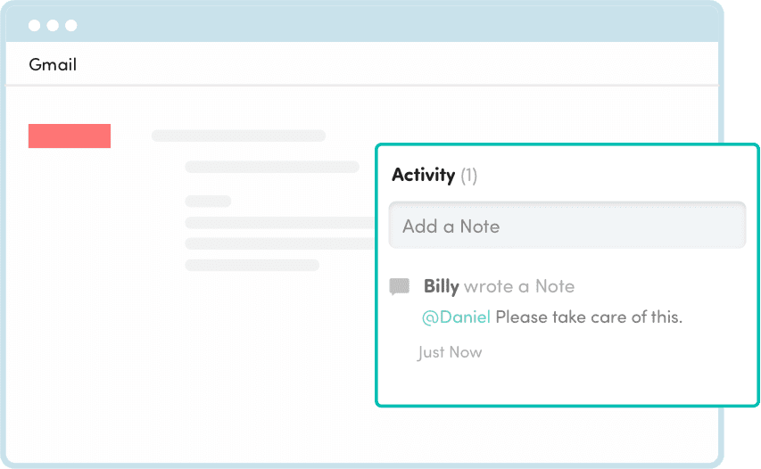 g suite shared inbox email notes