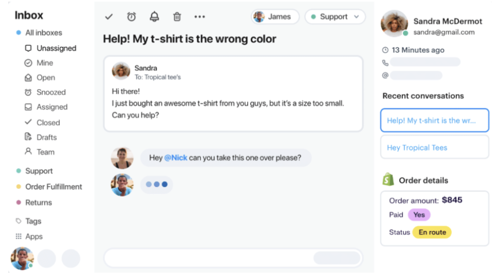 Power up your teams with Groove’s powerful shared inbox