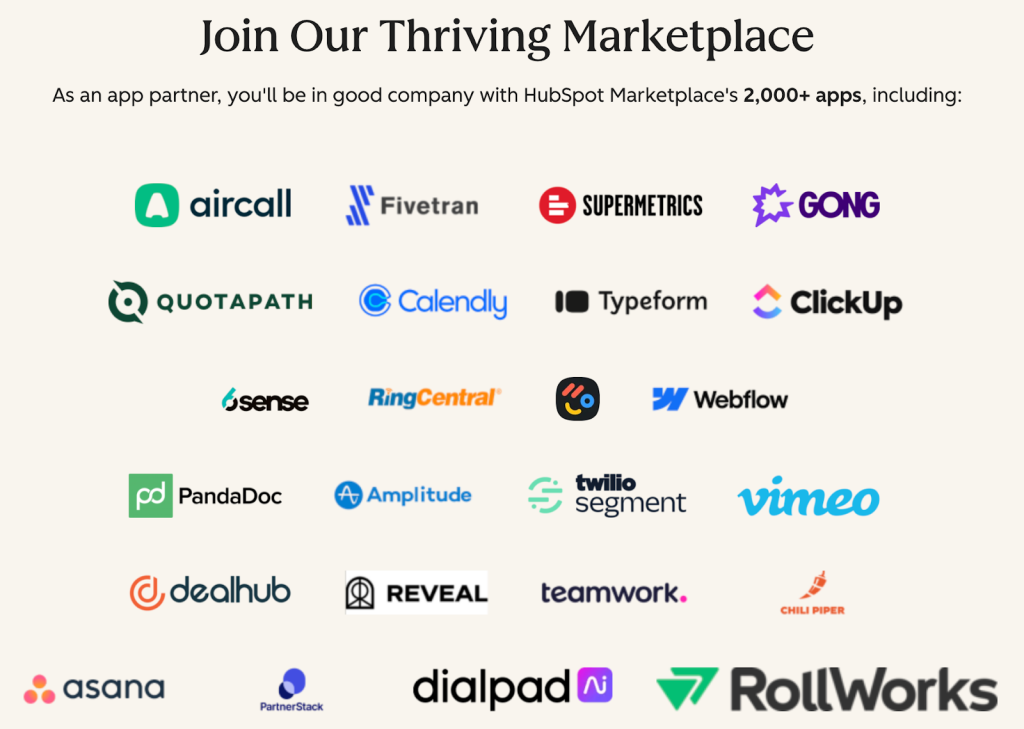 HubSpot Service Hub’s integrations support the entire customer lifecycle