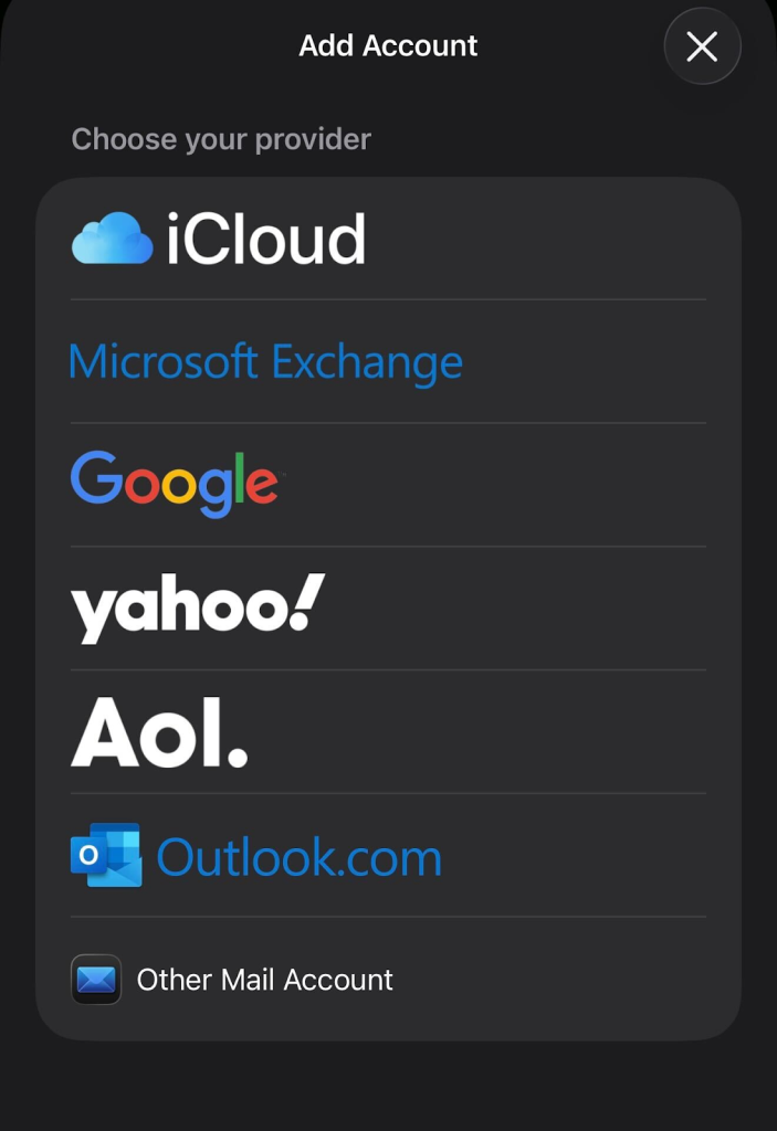 Apple Mail App allows you to access multiple accounts in one app.