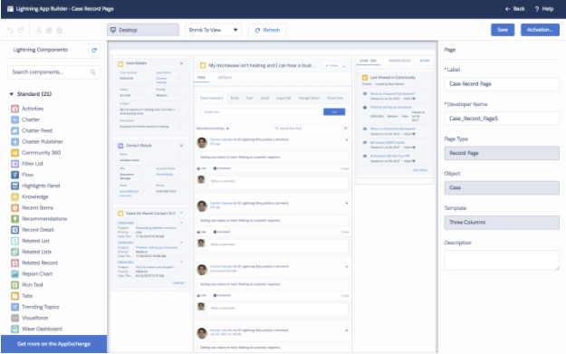 Salesforce Service Cloud with AI-powered tools to automate routine tasks and enhance service delivery