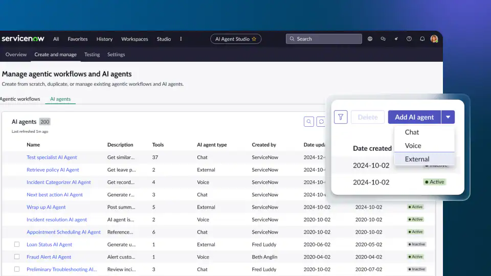 ServiceNow’s AI features