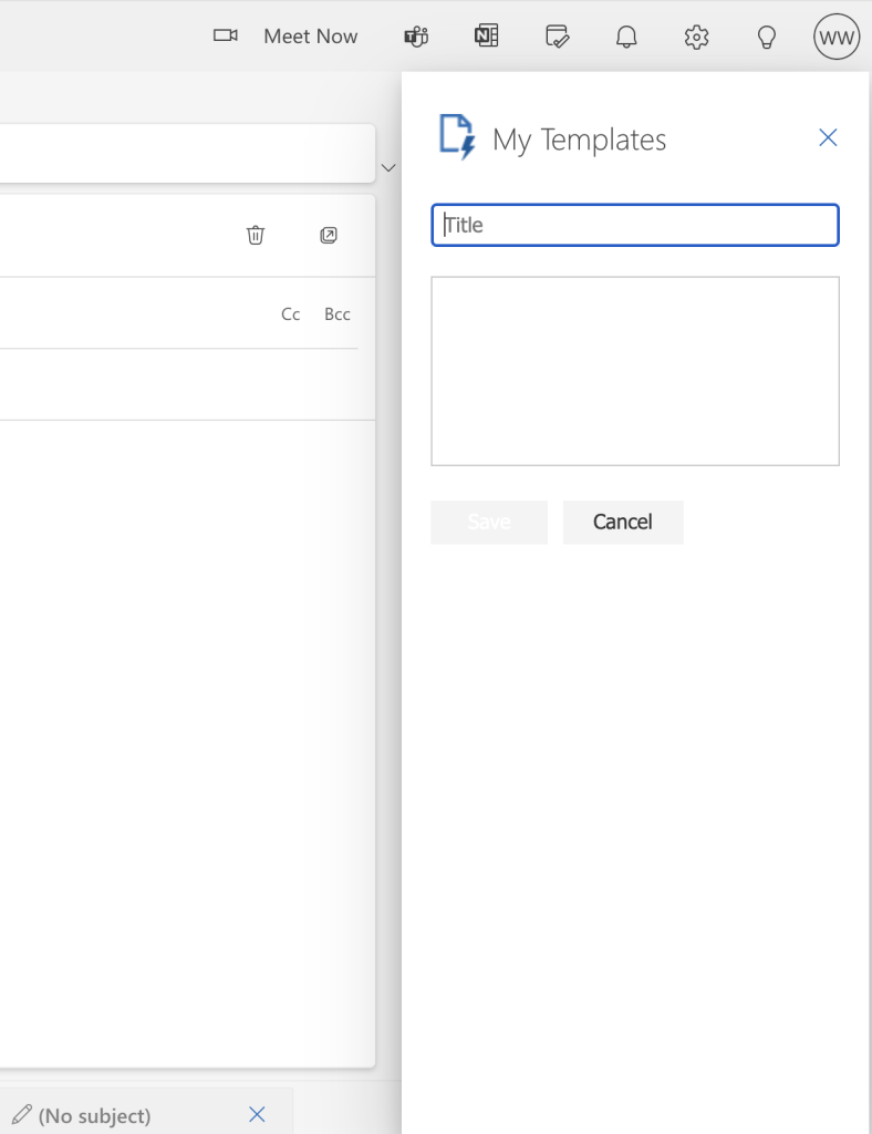 Save your new template