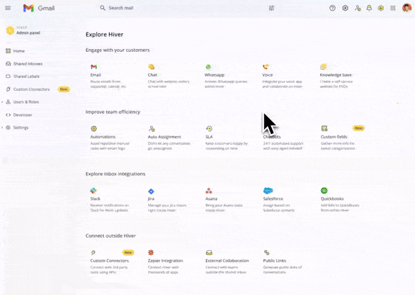Using Custom Connectors in Hiver