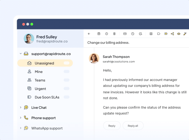Manage client accounts seamlessly, right from your Inbox