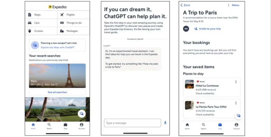 Expedia's ChatGPT integration to resolve routine queries