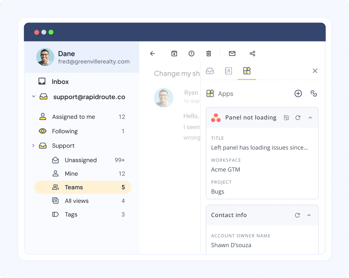 Integrate Asana with Hiver