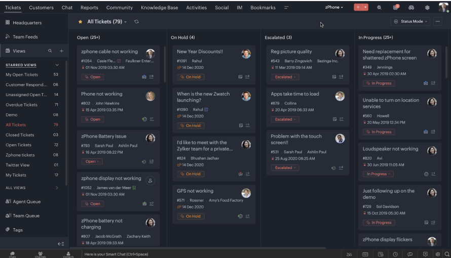 Zoho Desk rivals tools much more expensive than itself