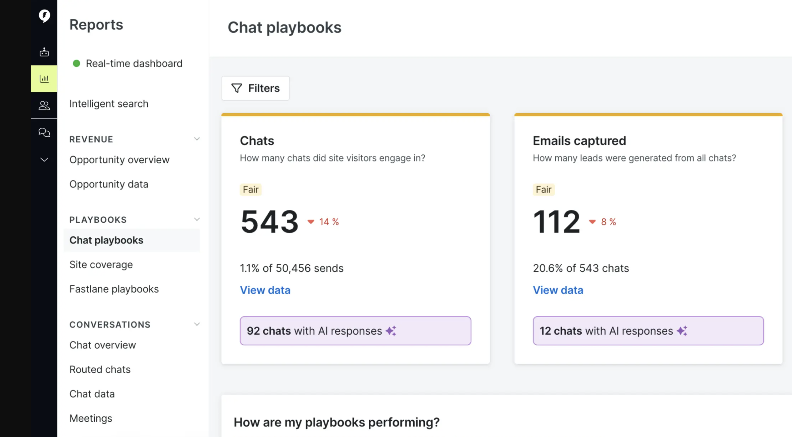 Drift conversational sales platform with AI-driven playbooks and sentiment routing