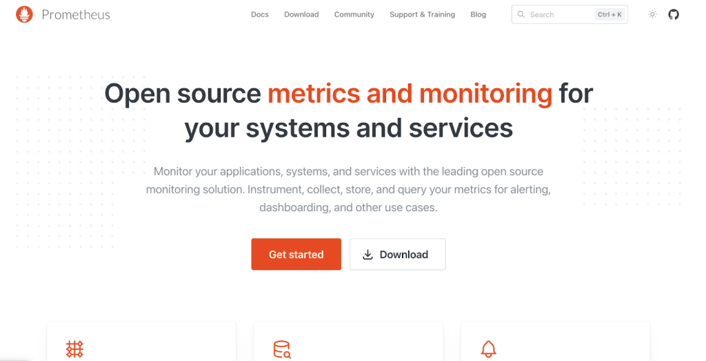 Prometheus dashboard