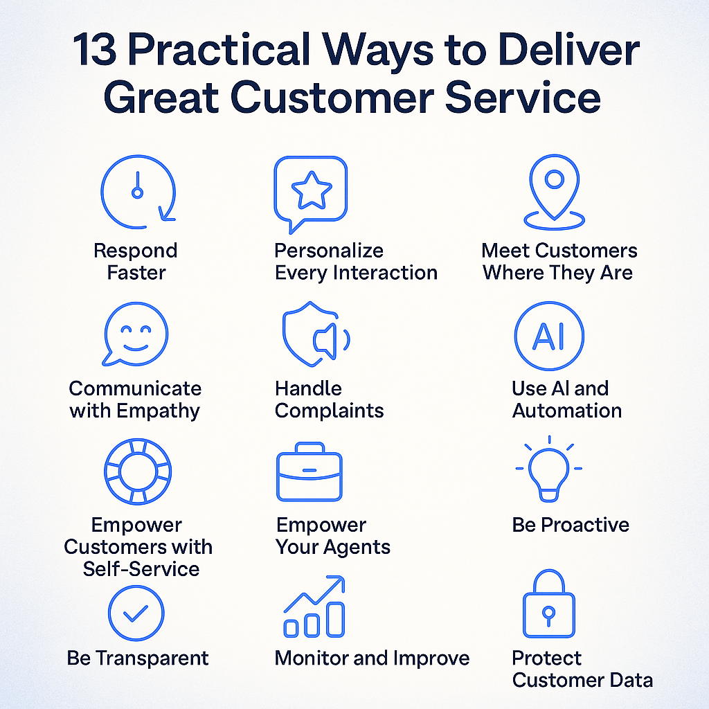 13 actionable ways to elevate your customer service