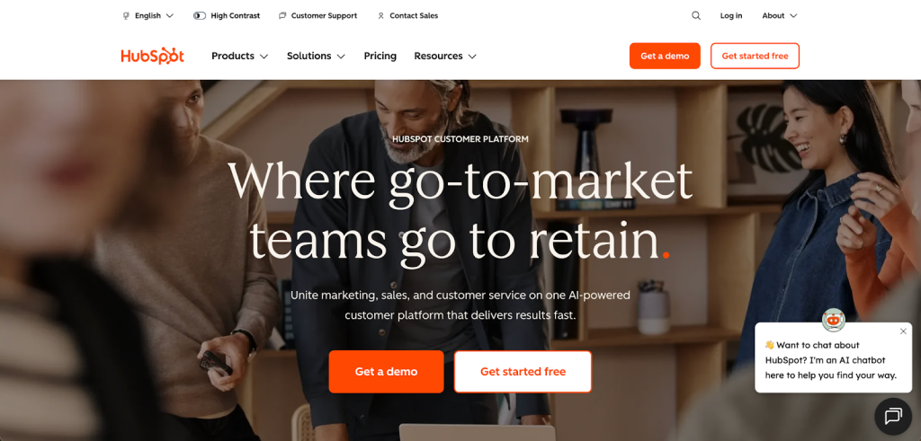 Hubspot is your go to tool for everything customer service
