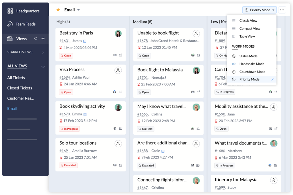 Zoho Desk Agentic-AI powered customer service platform