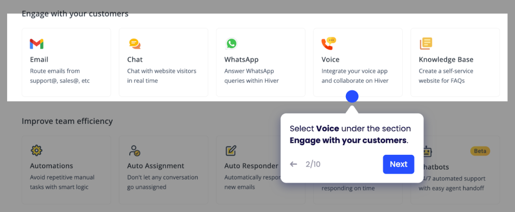 Hiver brings all your channels in one unified view