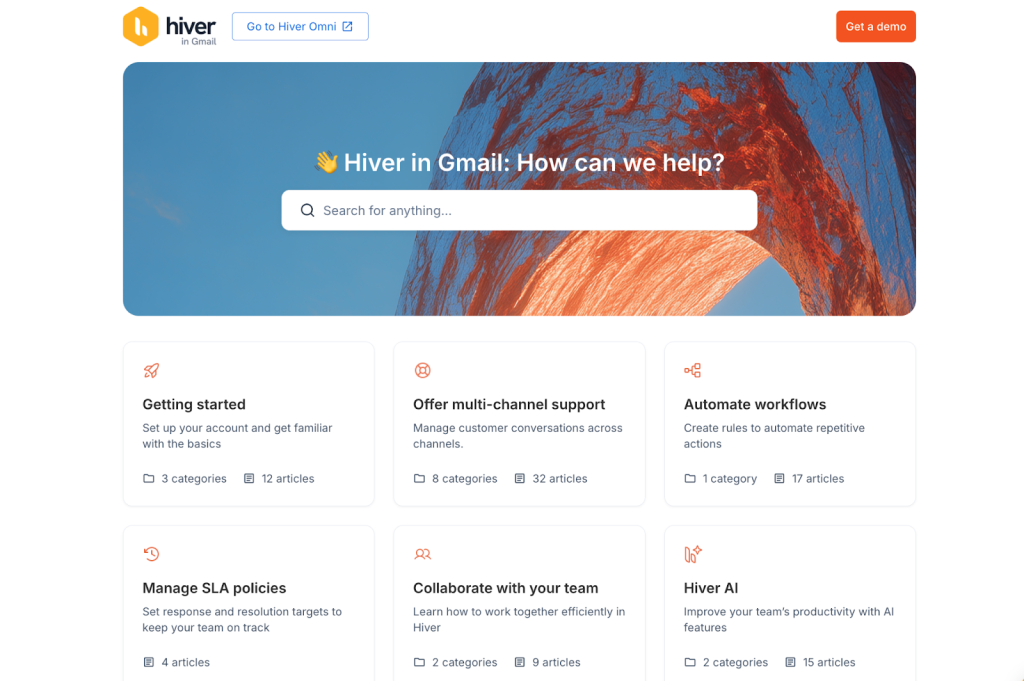 How Hiver’s Knowledge Base Groups Categories, and Sub Categories