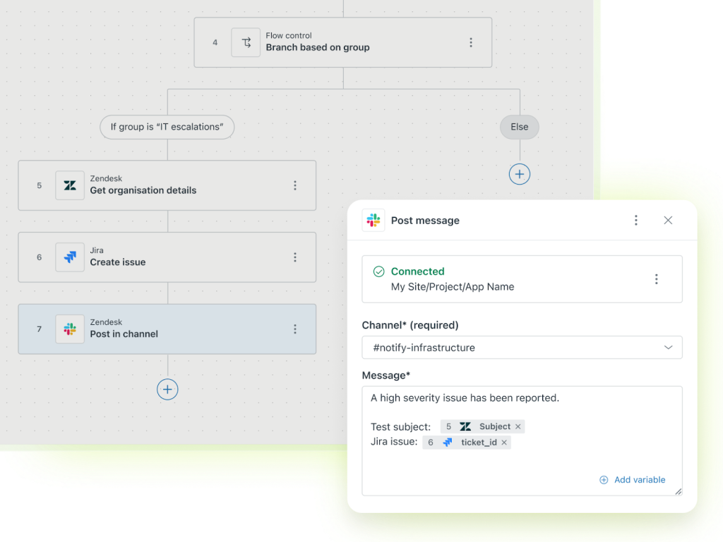 Zendesk allows you to integrate, adapt and customize.