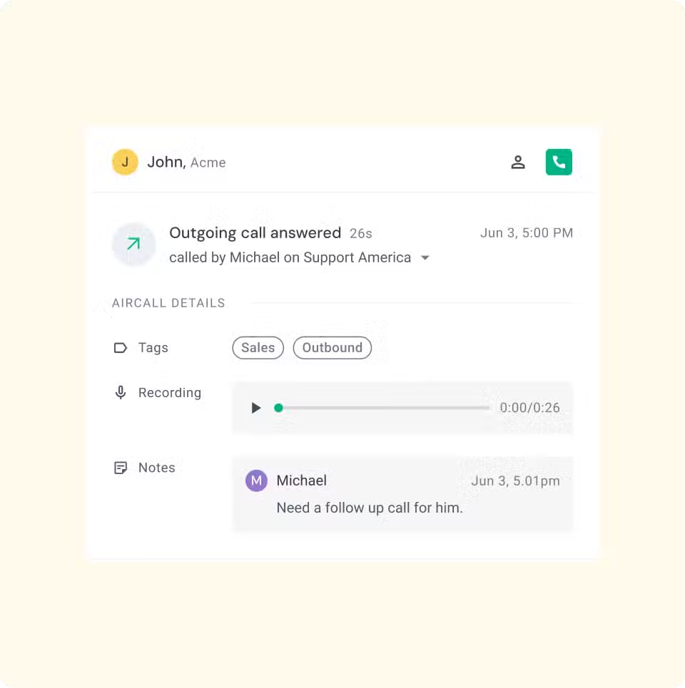 Hiver’s Aircall Integration
