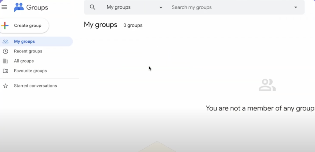 Go to Google Group