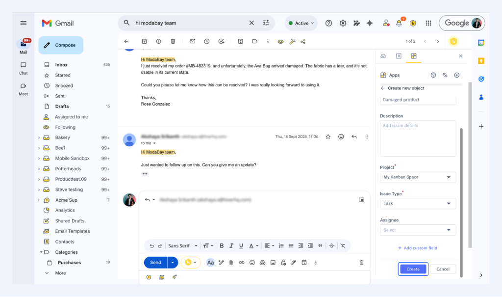 How Hiver’s Jira Integration Works