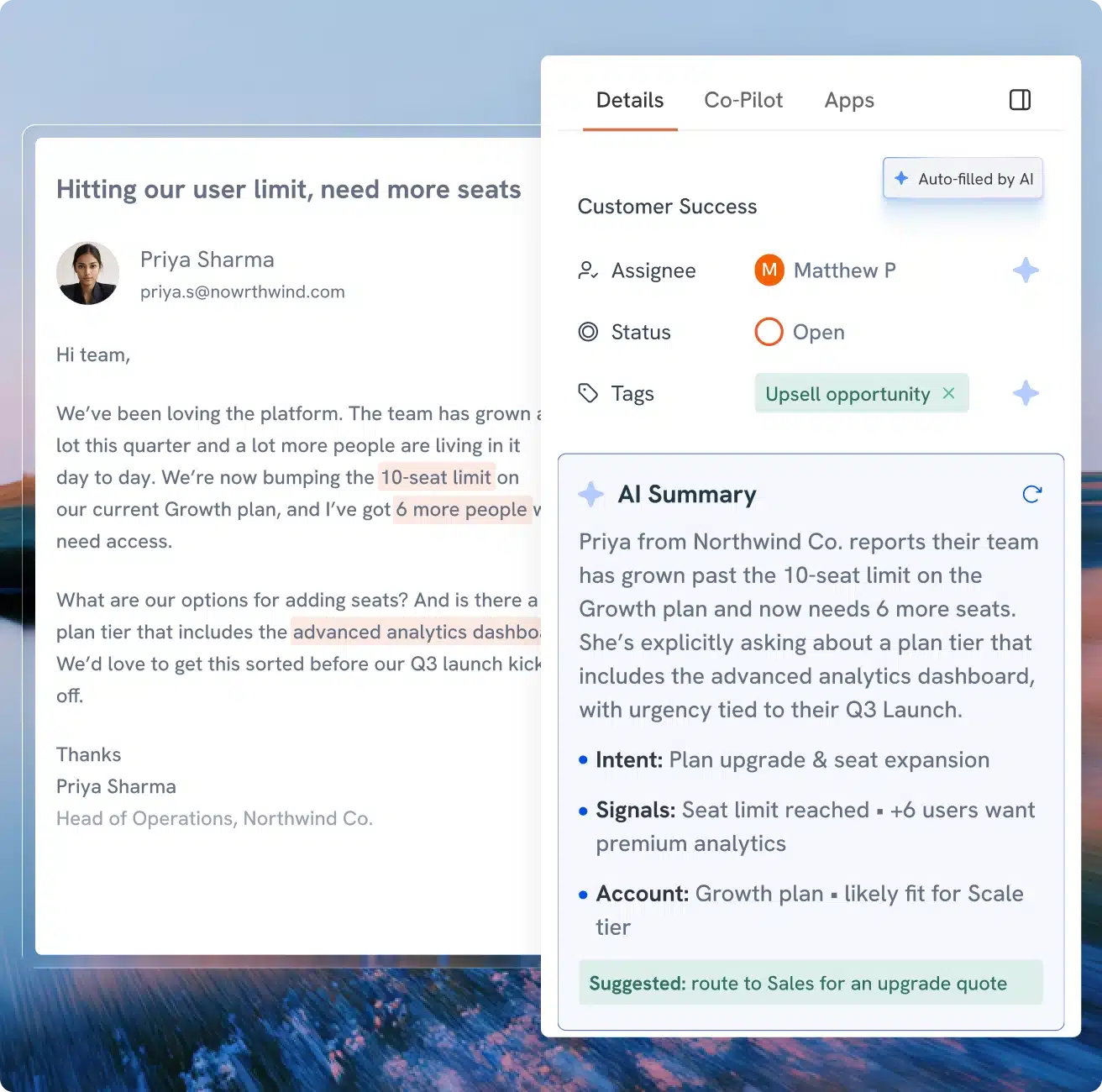 Customer intelligence - Catch the buying signal hiding in the support thread